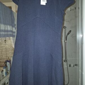 Banana Republic Navy Midi Dress